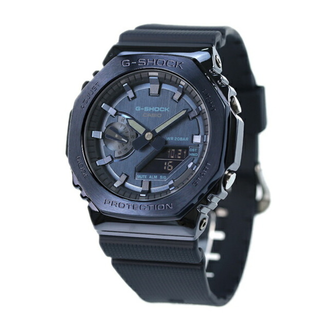 G-SHOCK CASIO G-SHOCK 腕時計 メンズ gm-2100n-2adr カシオ Gショック アナログデジタル 2100シリーズ ANALOG-DIGITAL 2100 Series クオーツ ブラック ブルーxブルー アナデジ表示