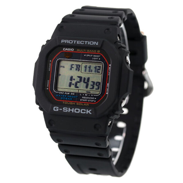 G-SHOCK CASIO G-SHOCK 腕時計 メンズ gw-m5610u-1er カシオ Gショック オリジン 5600シリーズ ORIGIN 5600 SERIES 電波ソーラー 液晶xブラック デジタル表示