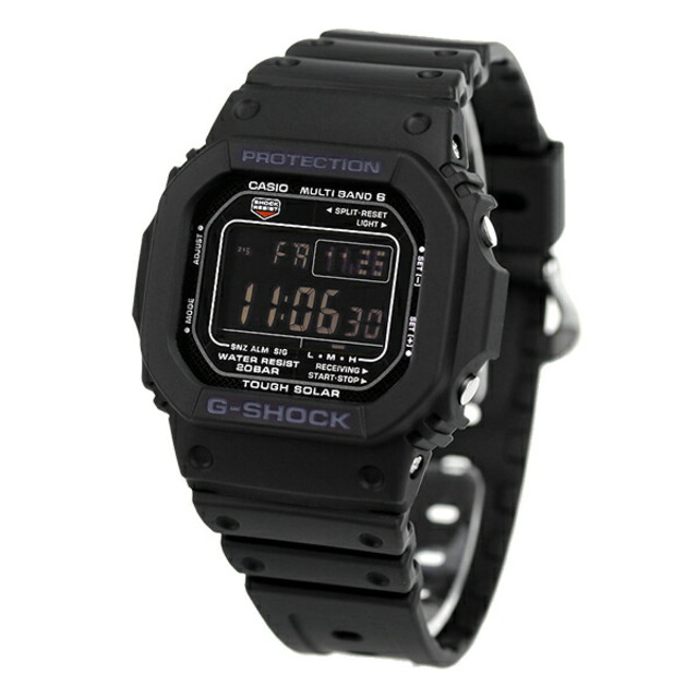 G-SHOCK CASIO G-SHOCK 腕時計 メンズ gw-m5610u-1ber カシオ Gショック オリジン 5600シリーズ ORIGIN 5600 SERIES 電波ソーラー ブラックxブラック デジタル表示