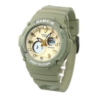 【新品】Baby-G CASIO Baby-G 腕時計 レディース bga-275m-3adr カシオ ベビーG BGA-275シリーズ BGA-275 Series クオーツ 液晶/ベージュxグリーン アナデジ表示(腕時計)