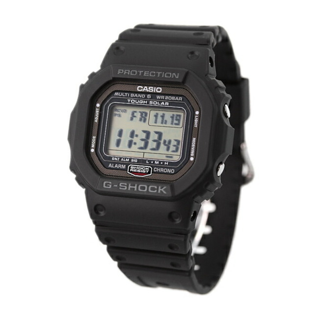 G-SHOCK CASIO G-SHOCK 腕時計 メンズ gw-5000u-1er カシオ Gショック オリジン 5600シリーズ ORIGIN 5600 SERIES 電波ソーラー 液晶xブラック デジタル表示