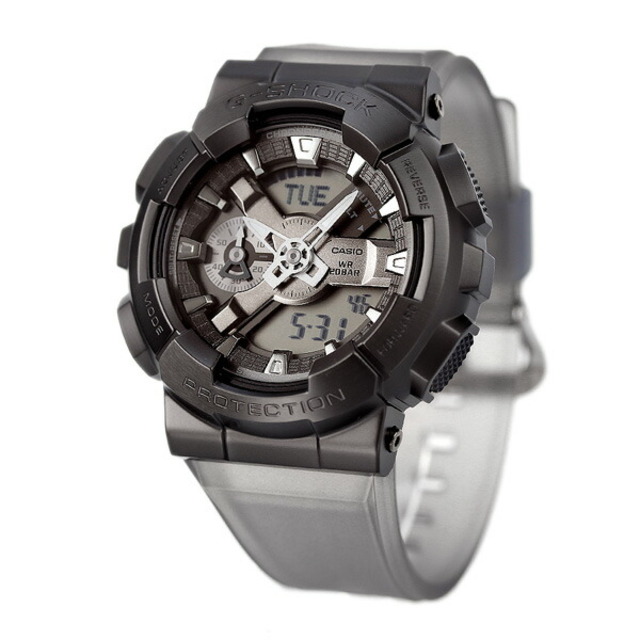 G-SHOCK CASIO G-SHOCK 腕時計 メンズ gm-110mf-1adr カシオ Gショック アナログデジタル GM-110シリーズ ANALOG-DIGITAL GM-110 SERIES クオーツ 液晶/メタルグレーxグレースケルトン アナデジ表示