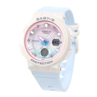 【新品】Baby-G CASIO Baby-G 腕時計 レディース bga-250-7a3dr カシオ ベビーG ビーチ・トラベラー・シリーズ Beach Traveler Series クオーツ 液晶/マルチカラーxパールブルー アナデジ表示(腕時計)