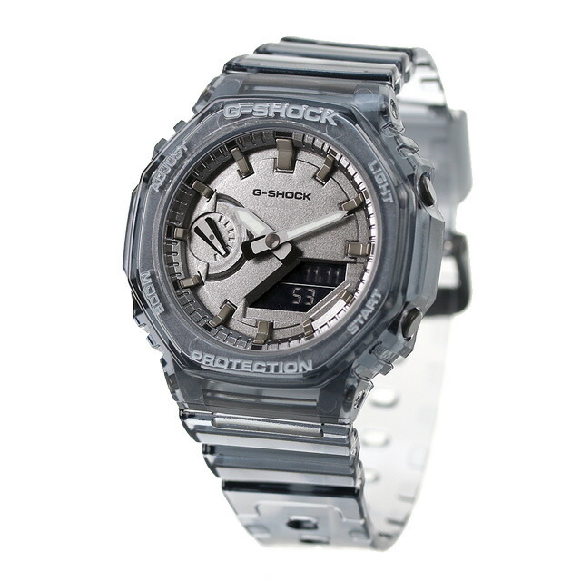 G-SHOCK CASIO G-SHOCK 腕時計 レディース gma-s2100sk-1adr カシオ Gショック アナログデジタル ANALOG-DIGITAL WOMEN クオーツ ブラック/ガンメタルxグレースケルトン アナデジ表示