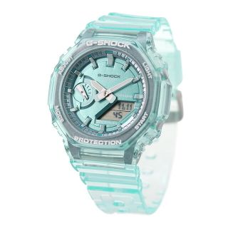 【新品】G-SHOCK CASIO G-SHOCK 腕時計 レディース gma-s2100sk-2adr カシオ Gショック アナログデジタル ANALOG-DIGITAL WOMEN クオーツ 液晶/ミントグリーンxミントグリーンスケルトン アナデジ表示(腕時計)