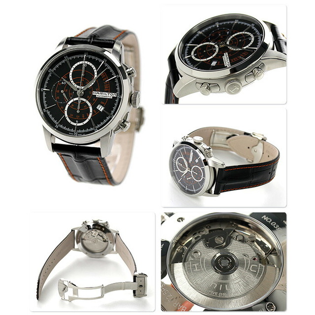 Hamilton - ハミルトン 腕時計 メンズ H40656731 HAMILTON 自動巻き ブラックxブラック アナログ表示