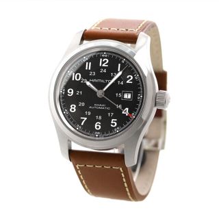 ハミルトン(Hamilton)の【新品】ハミルトン HAMILTON 腕時計 メンズ H70555533 自動巻き ブラックxブラウン アナログ表示(腕時計(アナログ))