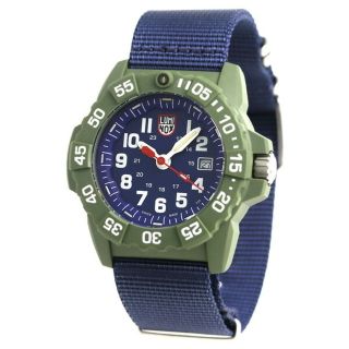 ルミノックス(Luminox)の【新品】ルミノックス LUMINOX 腕時計 メンズ 3503.ND ネイビー シールズ 3500 シリーズ 45mm NAVY SEAL 3500 SERIES 45mm クオーツ（Ronda 515） ブルーxブルー アナログ表示(腕時計(アナログ))