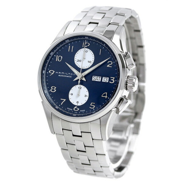 【お得】 Hamilton アナログ表示 ダークブルーxシルバー 自動巻き（H-21/手巻き付) HAMILTON H32576141 メンズ 腕時計 ハミルトン - 腕時計(アナログ)