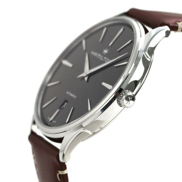 【新品】ハミルトン HAMILTON 腕時計 メンズ H38525881 ジャズマスター シンライン オート 40mm JAZZMASTER THINLINE AUTO 40mm 自動巻き(ETA 2892-A2/手巻き付) グレーシルバーxレッドブラウン アナログ表示 【新品】ハミルトン HAMILTON 腕時計 メンズ H38525881 ジャズマスター シンライン オート 40mm JAZZMASTER THINLINE AUTO 40mm 自動巻き(ETA 2892-A2/手巻き付) グレーシルバーxレッドブラウン アナログ表示