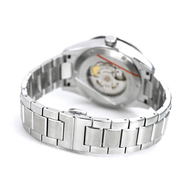 Hamilton(ハミルトン)の【新品】ハミルトン HAMILTON 腕時計 メンズ H43725131 ブロードウェイ GMT 限定モデル 46mm BROADWAY GMT LIMITED EDITION 46mm 自動巻き（H-14/手巻き付） ブラックxシルバー アナログ表示 メンズの時計(腕時計(アナログ))の商品写真
