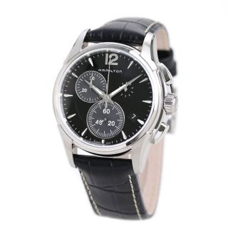 ハミルトン(Hamilton)の【新品】ハミルトン HAMILTON 腕時計 メンズ H32612731 ジャズマスター クロノグラフ クオーツ JAZZMASTER CHRONOGRAPH QUARTZ クオーツ（251.274） ブラックxブラック アナログ表示(腕時計(アナログ))