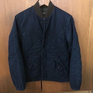 RRL インディゴ コットン ボンバー ジャケット S ビンテージ MA1