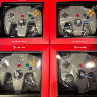 【新品未開封】Switch NINTENDO 64 コントローラー 4点セット