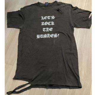 ナンバーナイン 04AW GIVE期 反戦 メッセージTシャツ ブラック系