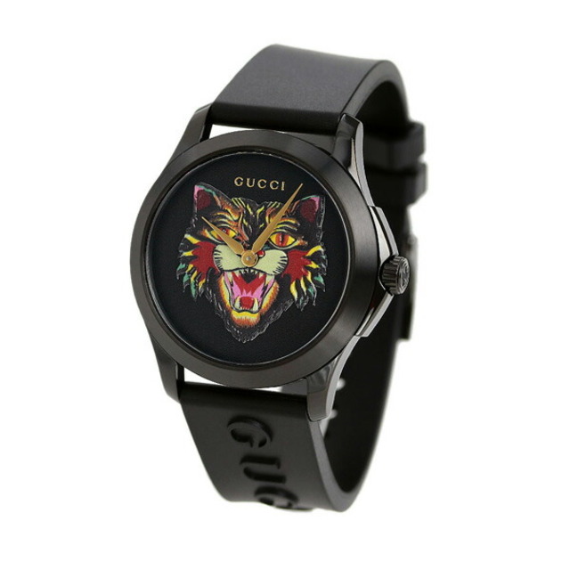Gucci - グッチ 腕時計 メンズ YA1264021 GUCCI クオーツ マルチカラーxブラック アナログ表示