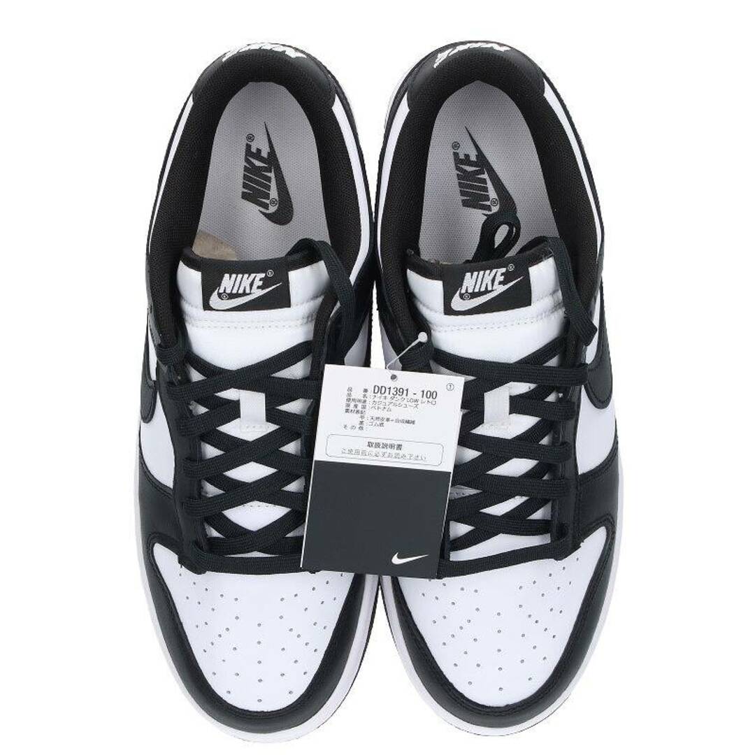 ナイキ DUNK LOW RETRO WHITE/BLACK DD1391-100 ダンクローレトロ