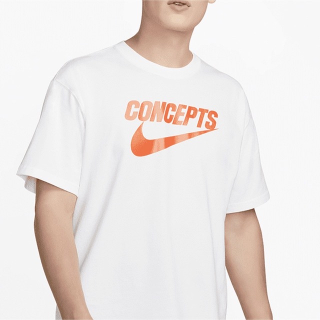 L ナイキ x コンセプツ コラボTシャツ 白 新品 nike concepts 2