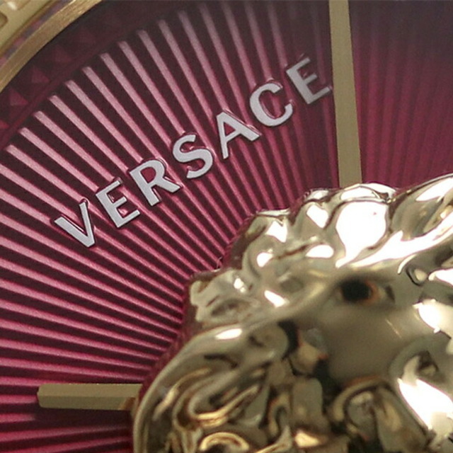 VERSACE(ヴェルサーチ)の【新品】ヴェルサーチ VERSACE 腕時計 レディース VECQ00418 パラッツォ エンパイア 34mm PALAZZO EMPIRE 34mm クオーツ レッドxレッド アナログ表示 レディースのファッション小物(腕時計)の商品写真