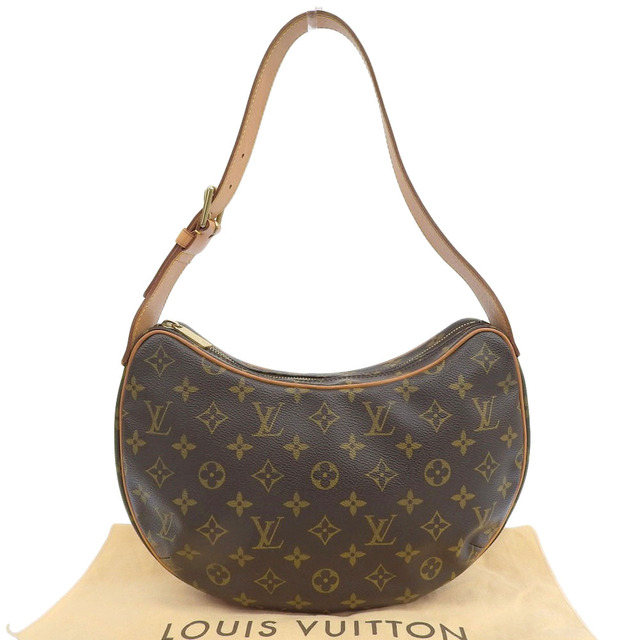 【本物保証】 布袋付 超美品 ルイヴィトン LOUIS VUITTON モノグラムクロワッサンMM ワンショルダーバッグ M51512