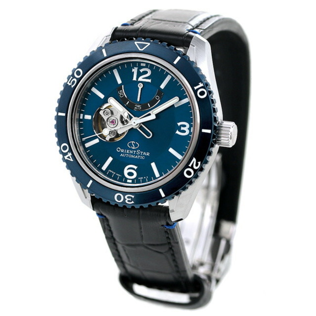 ORIENT - オリエント 腕時計 メンズ RK-AT0108L Sports 自動巻き（F6R42/手巻き付） ブルーxブルー アナログ表示