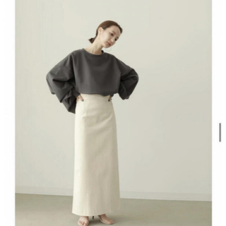 ノーブル(Noble)の新品　louren highwaist pencil skirt(ロングスカート)