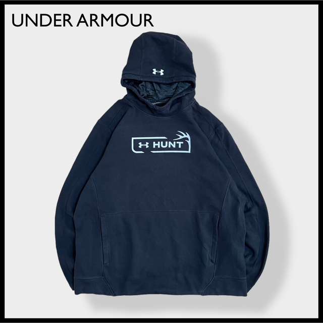 UNDER ARMOUR(アンダーアーマー)の【UNDER ARMOUR】2XL ビッグシルエット パーカー ロゴ US古着 メンズのトップス(パーカー)の商品写真