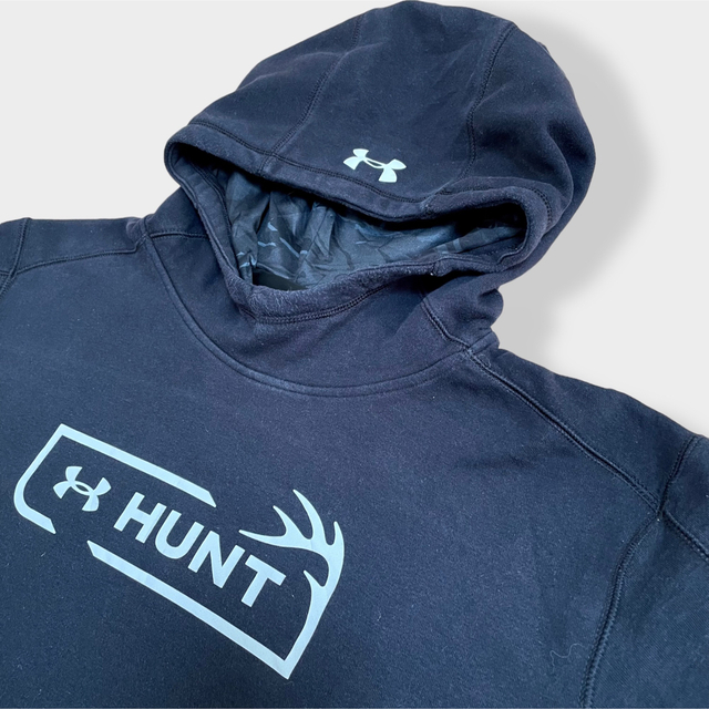 UNDER ARMOUR(アンダーアーマー)の【UNDER ARMOUR】2XL ビッグシルエット パーカー ロゴ US古着 メンズのトップス(パーカー)の商品写真