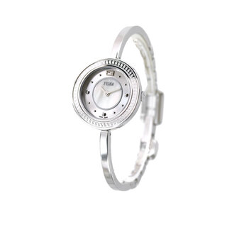 フェンディ(FENDI)の【新品】フェンディ FENDI 腕時計 レディース F378024500 マイウェイ 28mm MAYWAY 28mm クオーツ ホワイトシェルxシルバー アナログ表示(腕時計)