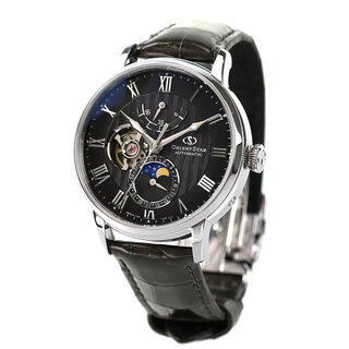 オリエント(ORIENT)のオリエント 腕時計 メンズ RK-AY0104N MECHANICALMOONPHASE 自動巻き（F7M62/手巻き付） グレーxチャコールグレー アナログ表示(腕時計(アナログ))