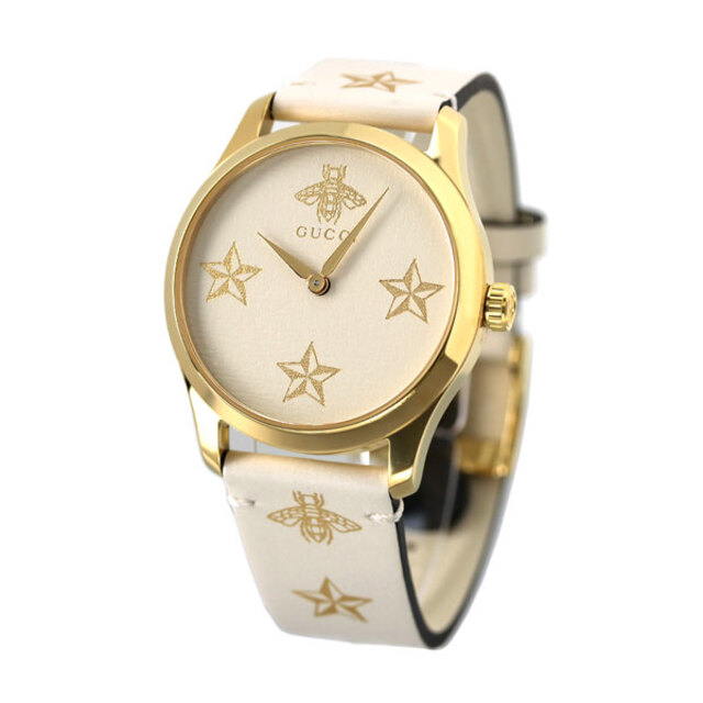 Gucci - グッチ 腕時計 メンズ YA1264096 GUCCI クオーツ ホワイトxホワイト アナログ表示