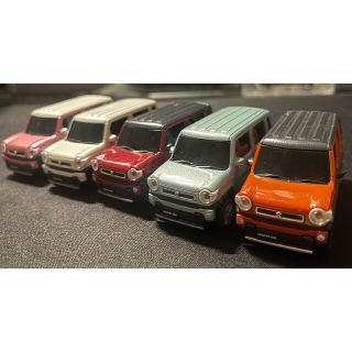 スズキ(スズキ)の非売品！スズキ ハスラー５台セット ミニカー プルバックカー(ミニカー)