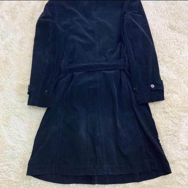 美品⭐️ワイズフォーメン コーデュロイ トレンチコート ブラック 3サイズ