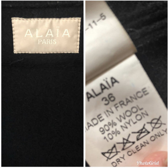 Azzedine Alaïa(アズディンアライア)のかきちゃん様専用ALAIA アライア コート アウター 36 レディースのジャケット/アウター(ロングコート)の商品写真