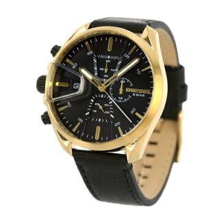 ディーゼル(DIESEL)の【新品】ディーゼル DIESEL 腕時計 メンズ DZ4516 エムエス9 クロノ 48mm MS9 CHRONO 44mm クオーツ ブラックxブラック アナログ表示(腕時計(アナログ))