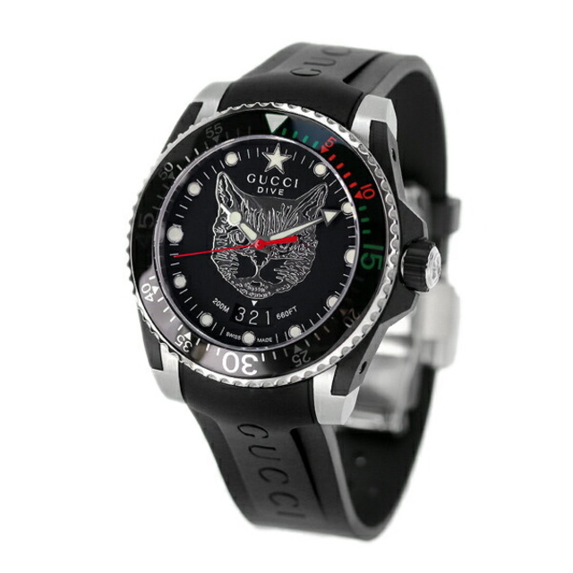 Gucci - グッチ 腕時計 メンズ YA136320 GUCCI クオーツ ブラックxブラック アナログ表示