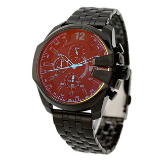 ディーゼル(DIESEL)の【新品】ディーゼル DIESEL 腕時計 メンズ DZ4566 ベビーチーフ 43mm BABY CHIEF 43mm クオーツ ブラック（偏光ガラス）xブラック アナログ表示(腕時計(アナログ))
