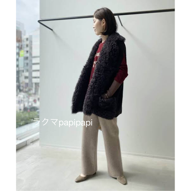 L'Appartement DEUXIEME CLASSE(アパルトモンドゥーズィエムクラス)の美品 L'Appartement Cashmere Knit Pants 36 レディースのパンツ(カジュアルパンツ)の商品写真