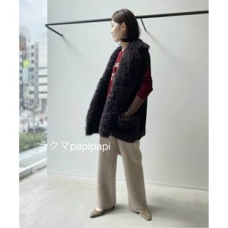 アパルトモンドゥーズィエムクラス(L'Appartement DEUXIEME CLASSE)の美品 L'Appartement Cashmere Knit Pants 36(カジュアルパンツ)