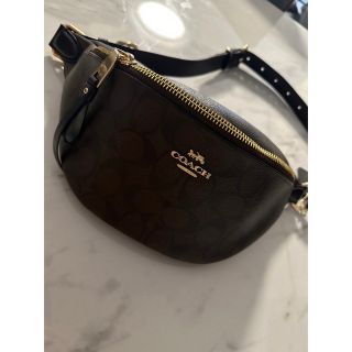 コーチ(COACH)のコーチ シグネチャー  レザー×PVC ウエストバッグ(ボディバッグ/ウエストポーチ)