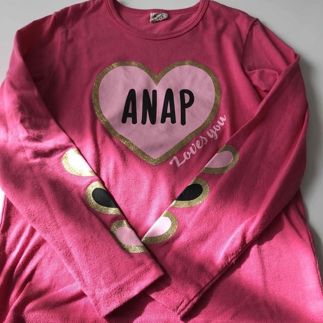 ANAP(アナップ)のANAPのロンT キッズ/ベビー/マタニティのキッズ服女の子用(90cm~)(Tシャツ/カットソー)の商品写真