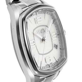 フェンディ(FENDI)の【新品】フェンディ FENDI 腕時計 レディース F221034500 モメント フェンディ Momento Fendi クオーツ ホワイトシェルxシルバー アナログ表示(腕時計)