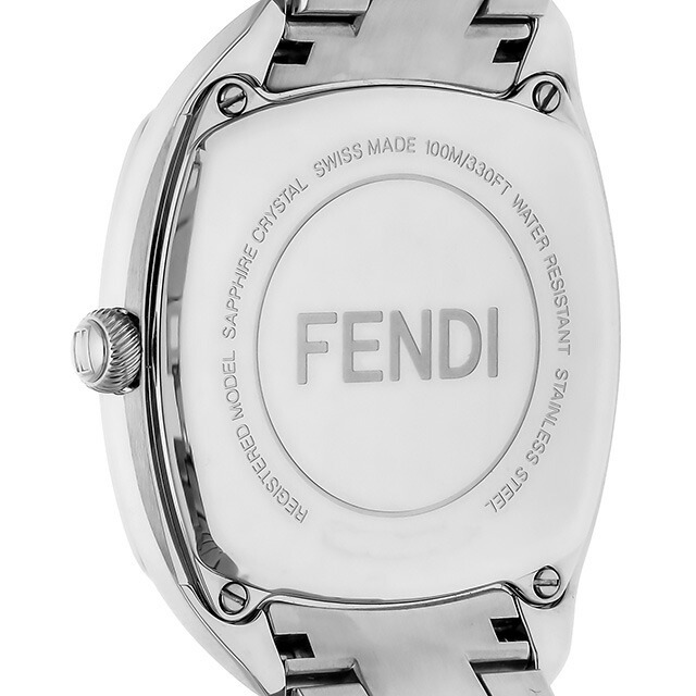 FENDI(フェンディ)の【新品】フェンディ FENDI 腕時計 レディース F221037500 モメント フェンディ Momento Fendi クオーツ ホワイトシェルxシルバー アナログ表示 レディースのファッション小物(腕時計)の商品写真