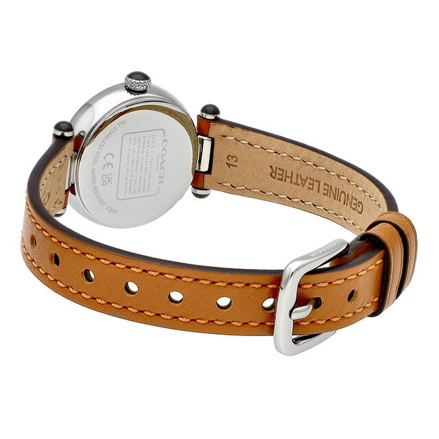 COACH(コーチ)の【新品】コーチ COACH 腕時計 レディース 14504016 キャリー CARY シルバーxライトブラウン アナログ表示 レディースのファッション小物(腕時計)の商品写真