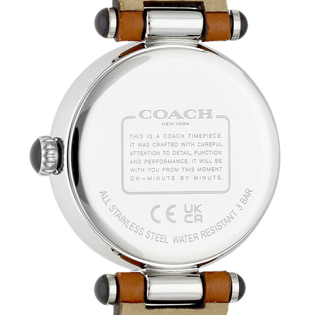 COACH(コーチ)の【新品】コーチ COACH 腕時計 レディース 14504016 キャリー CARY シルバーxライトブラウン アナログ表示 レディースのファッション小物(腕時計)の商品写真