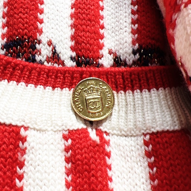 最高の品質の CHANEL - シャネル ニット ラメ ツイード カンボン
