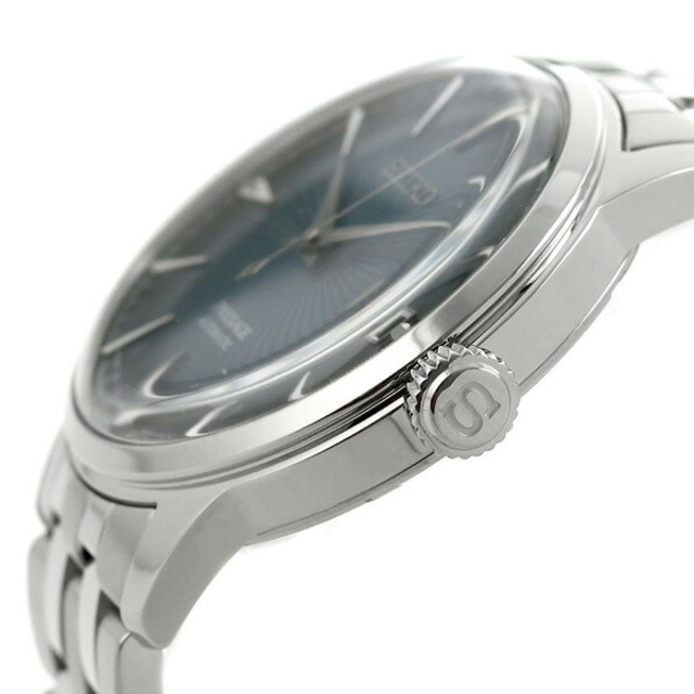 セイコー SEIKO 腕時計 メンズ SARY123 セイコー メカニカル プレザージュ ベーシックライン カクテルタイム ブルームーン Cocktail Blue Moon 自動巻き（4R35/手巻き付） ネイビーxシルバー アナログ表示