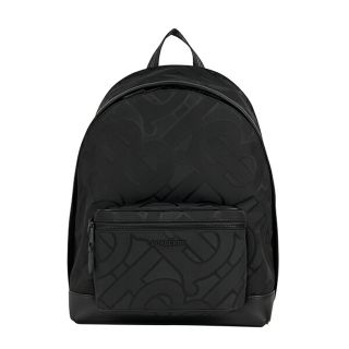 Burberry 8043706 MONOGRAM JACQUARD Backpack Black