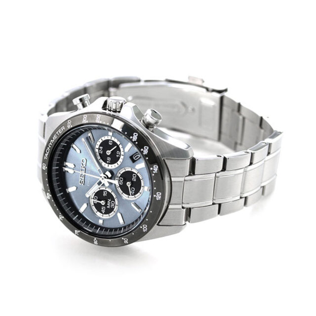 SEIKO(セイコー)の【新品】セイコー SEIKO 腕時計 メンズ SBTR027 セイコーセレクションクロノグラフ 42mm CHRONOGRAPH 42mm クオーツ（8T63/日本製） グレーxシルバー アナログ表示 メンズの時計(腕時計(アナログ))の商品写真