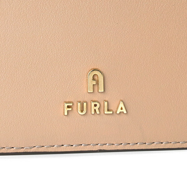 Furla(フルラ)の新品 フルラ FURLA 2つ折り財布 カメリア コンパクトウォレット S グレージュ レディースのファッション小物(財布)の商品写真